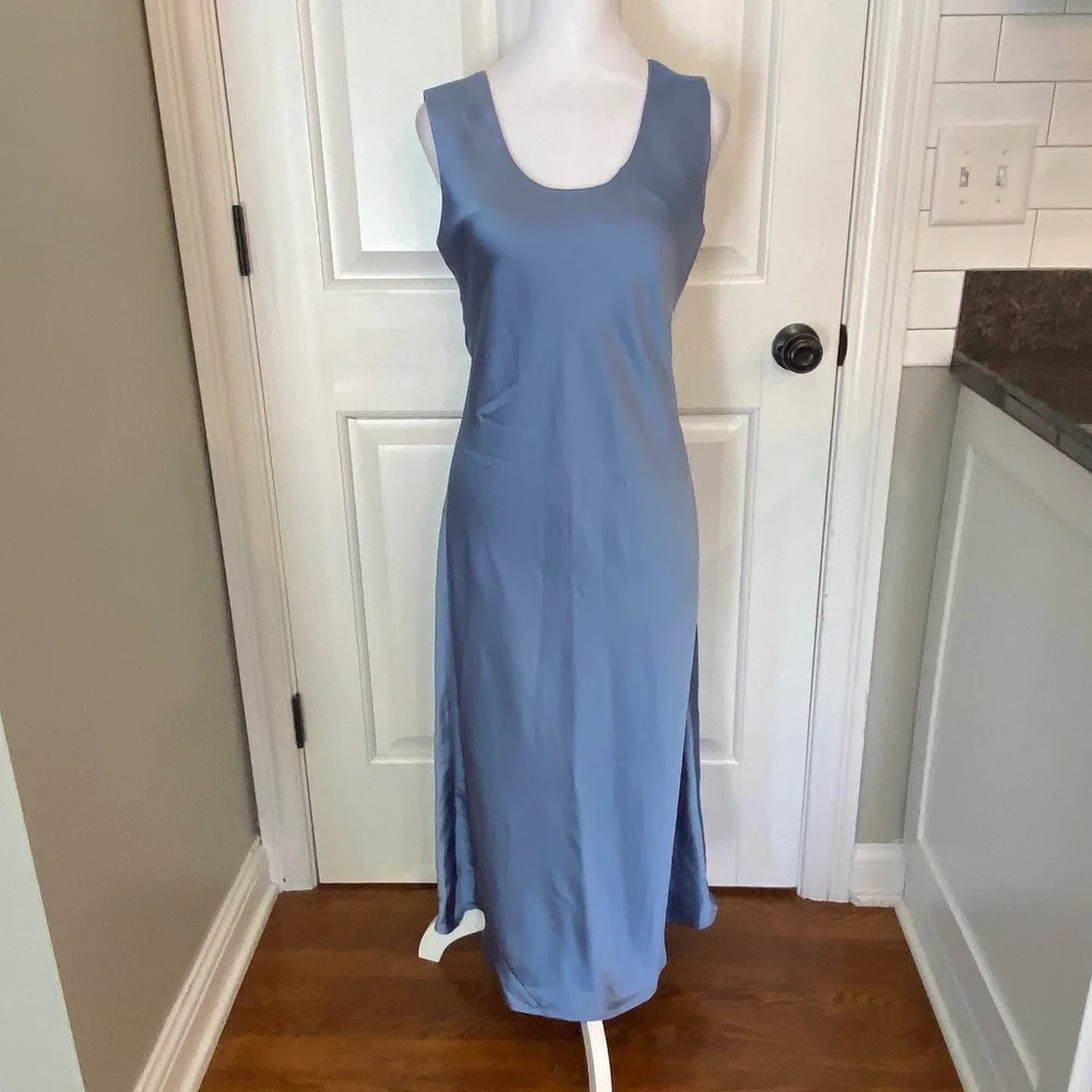 New! White House Black Market Midi Dress/Periwinkle Blue nwt 33628 - Picture 6 of 16